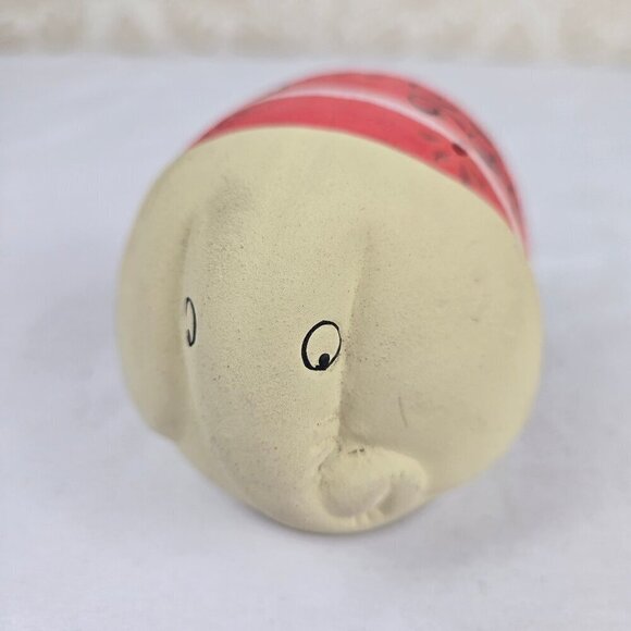 Vintage Coty Sweet Earth Fragrant Elephant Pomander Perfume Ball Unglazed - Picture 10 of 15